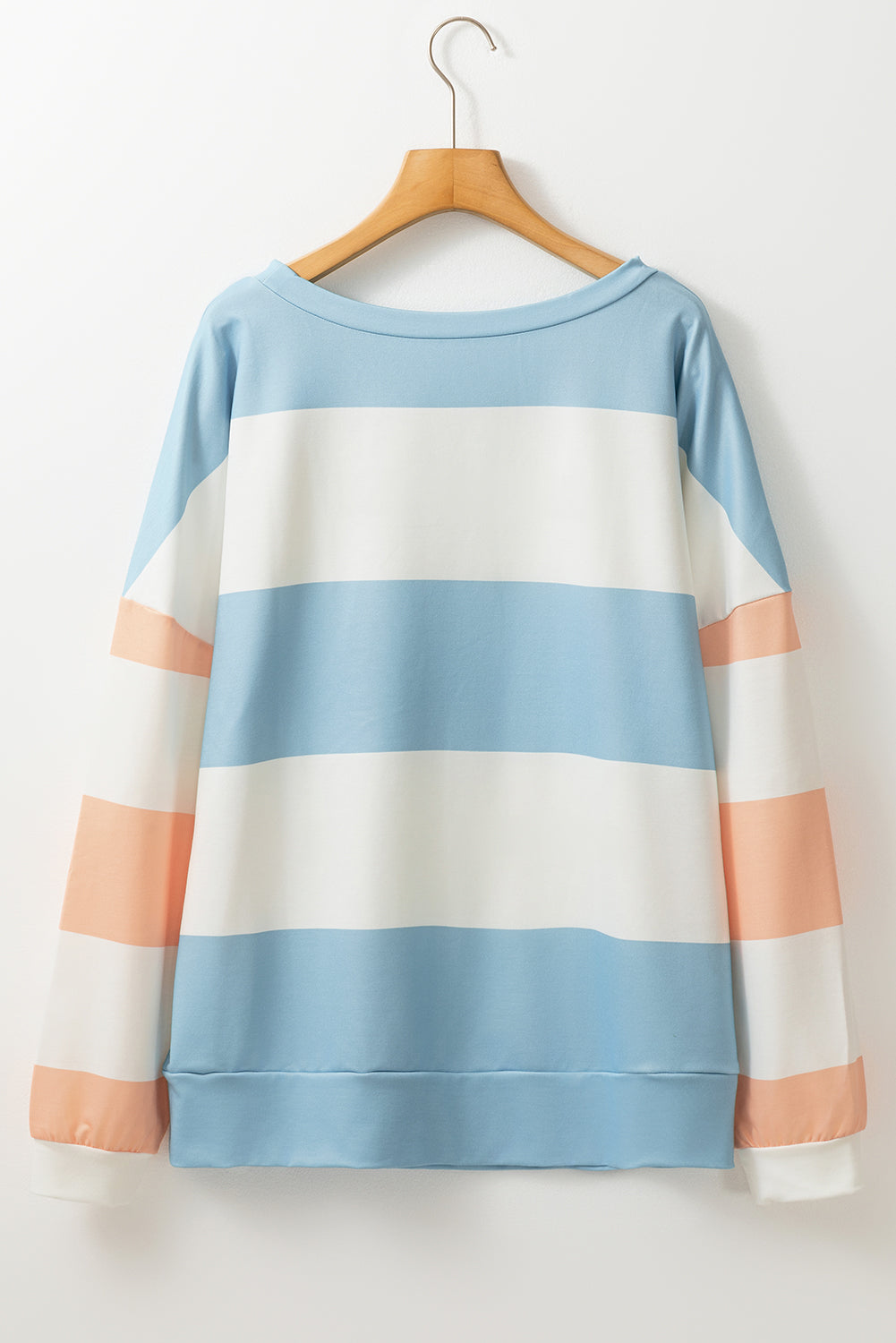 Light Blue Colorblock Top RTS
