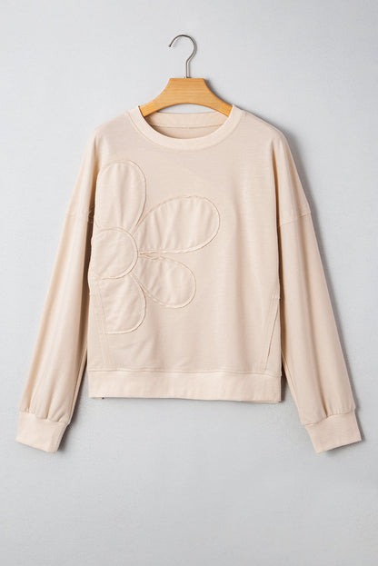 Raw Edge Flower Top LT
