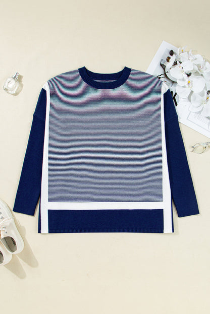 Stripe Dolman Oversized Tunic RTS